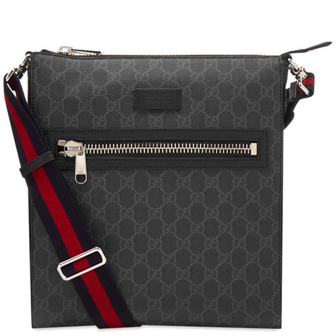 gucci supreme mini bree messenger bag|gucci signature leather messenger bag.